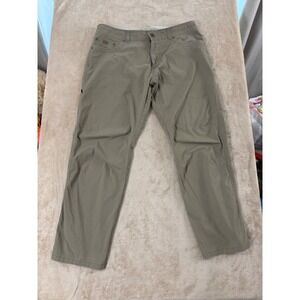Kuhl Revolvr Mens Khaki Tan Uberkuhl Stretch Hiking Pants 38(40)x32 EUC
